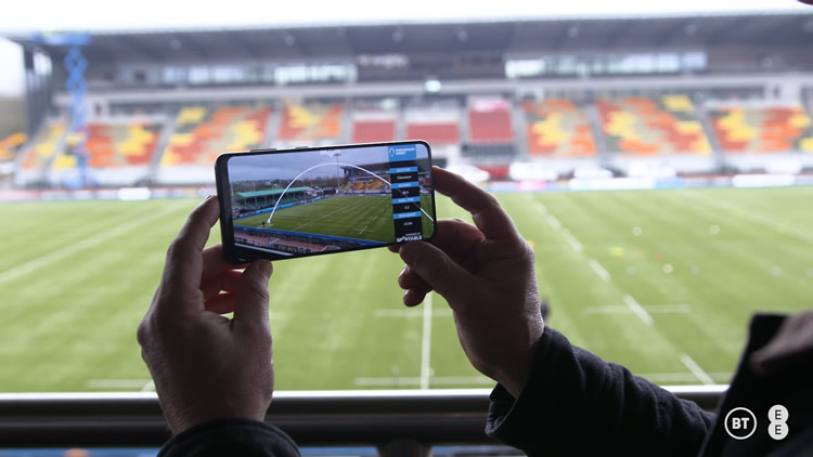 The 5G Edge-XR platform has been developed by a collaboration between EE and BT 