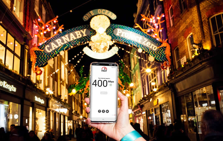 EE 5G coverage carnaby street