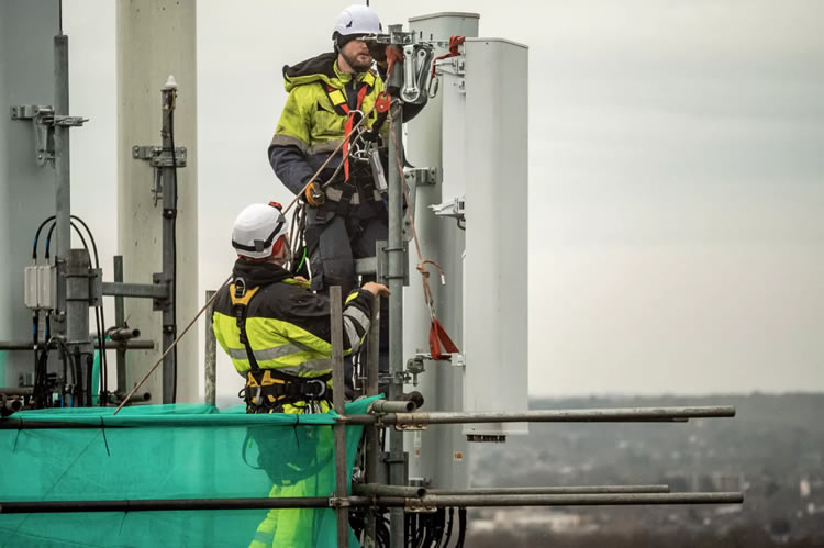 New vodafone 5G antennae