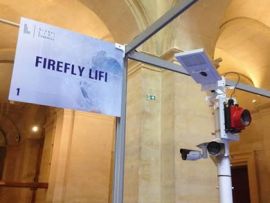 FireFly demonstrates how Li-Fi can go further, indoors and out