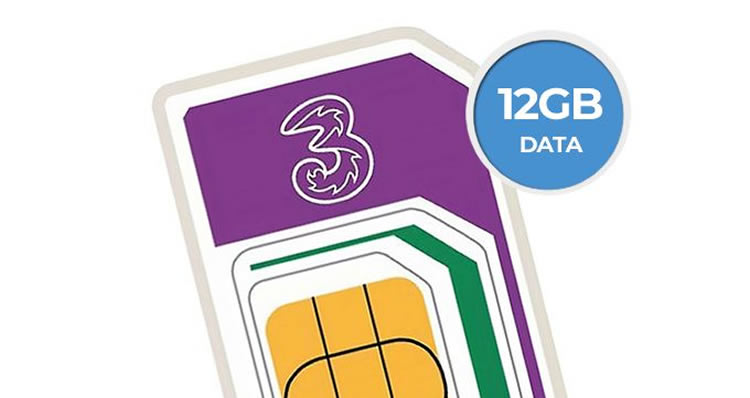 Three 5G Sim offer