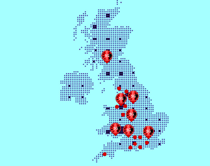 5G vodafone launch locations